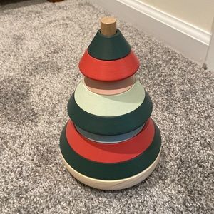 Hearth and Hand Magnolia Wood Tree Stacker Christmas Tree